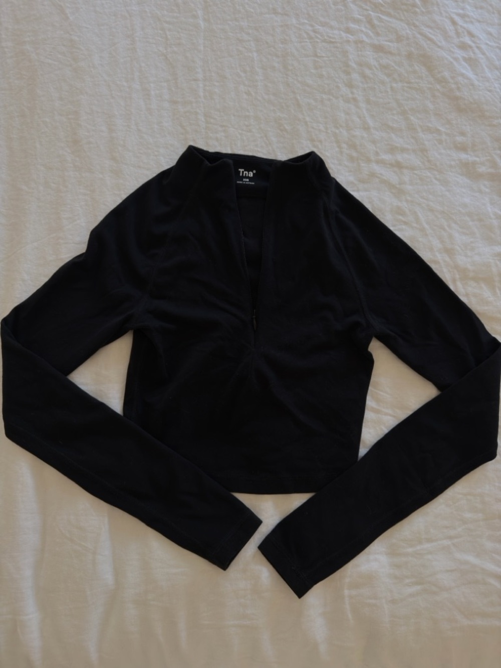 TNA Mock Neck 3/4 zip